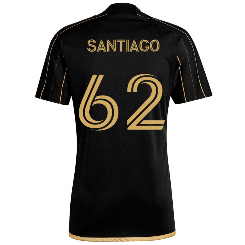 Bambino Maglia Joshua Santiago #62 Oro Nero Kit Gara Home 2024/25 Maglietta