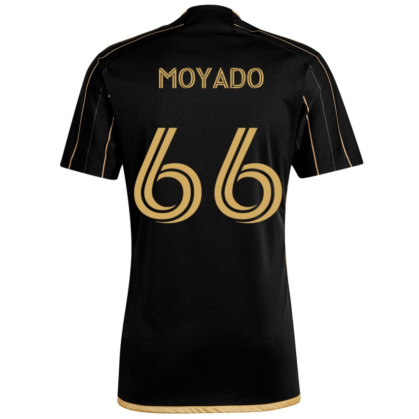 Bambino Maglia Bryan Moyado #66 Oro Nero Kit Gara Home 2024/25 Maglietta