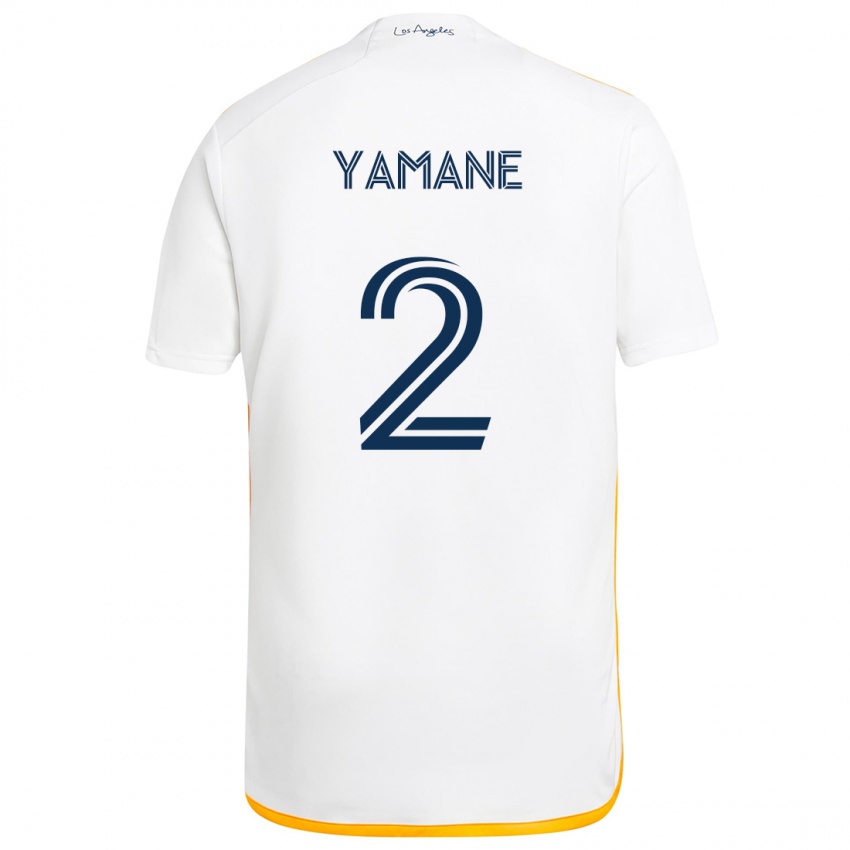 Bambino Maglia Miki Yamane #2 Bianco Giallo Kit Gara Home 2024/25 Maglietta