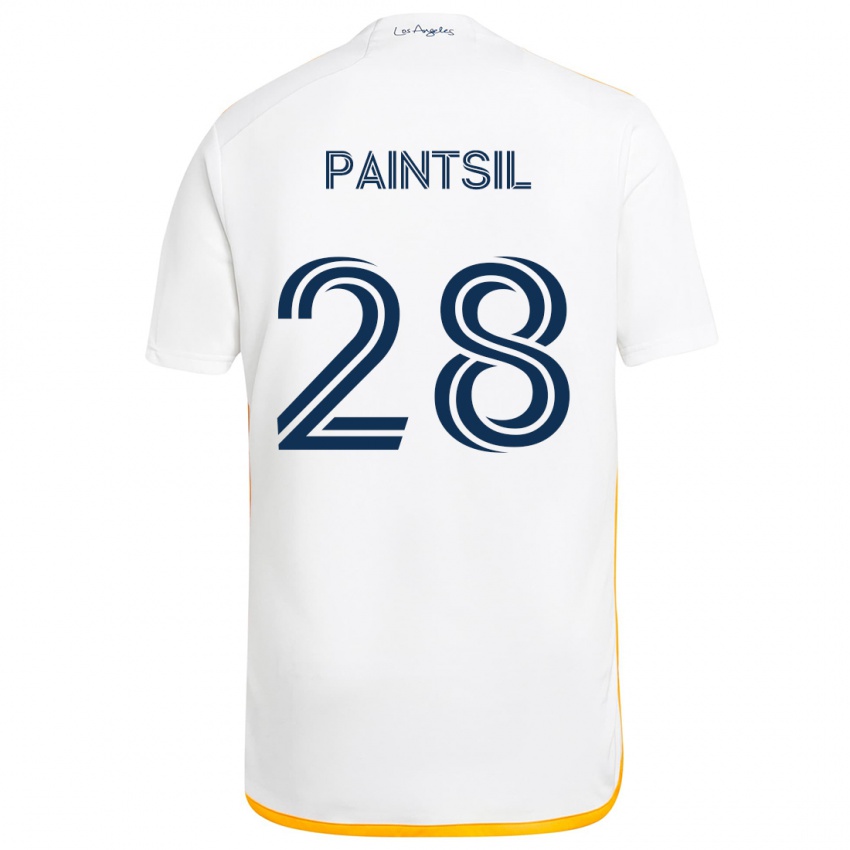 Bambino Maglia Joseph Paintsil #28 Bianco Giallo Kit Gara Home 2024/25 Maglietta