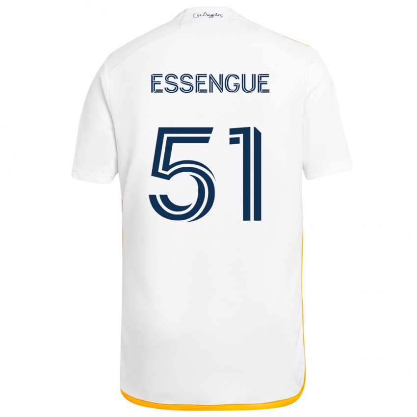 Bambino Maglia Ascel Essengue #51 Bianco Giallo Kit Gara Home 2024/25 Maglietta