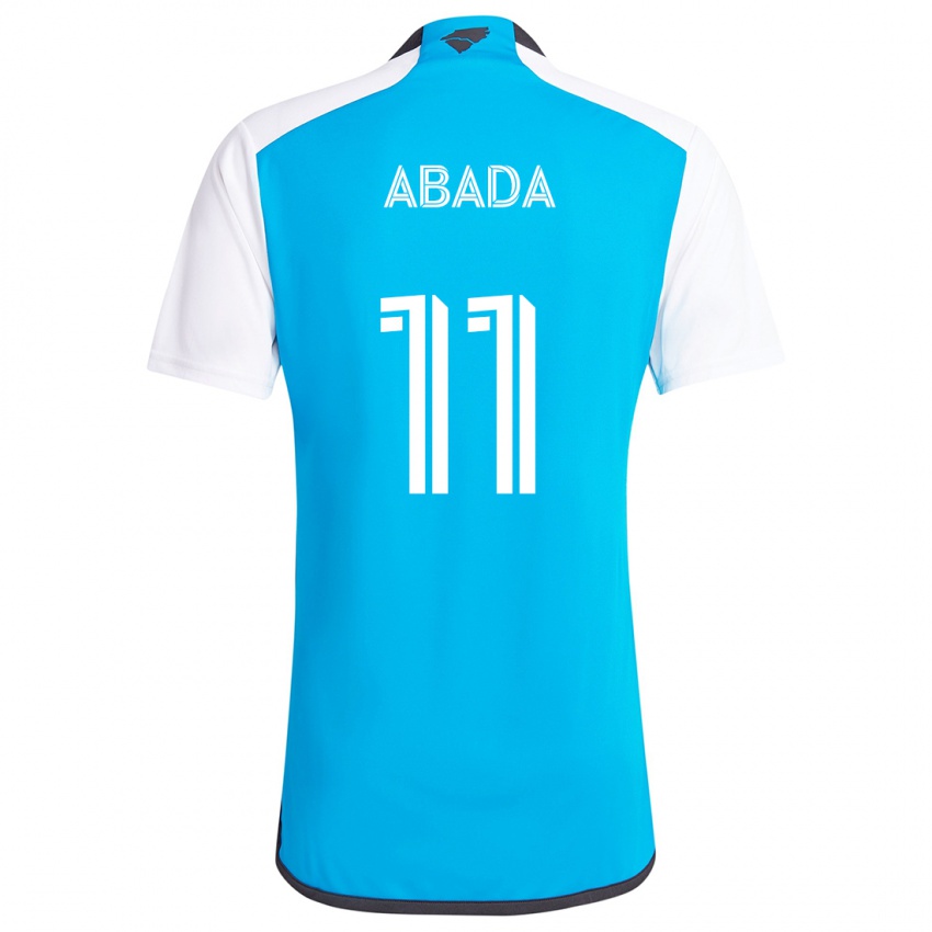 Bambino Maglia Liel Abada #11 Blu Bianco Kit Gara Home 2024/25 Maglietta