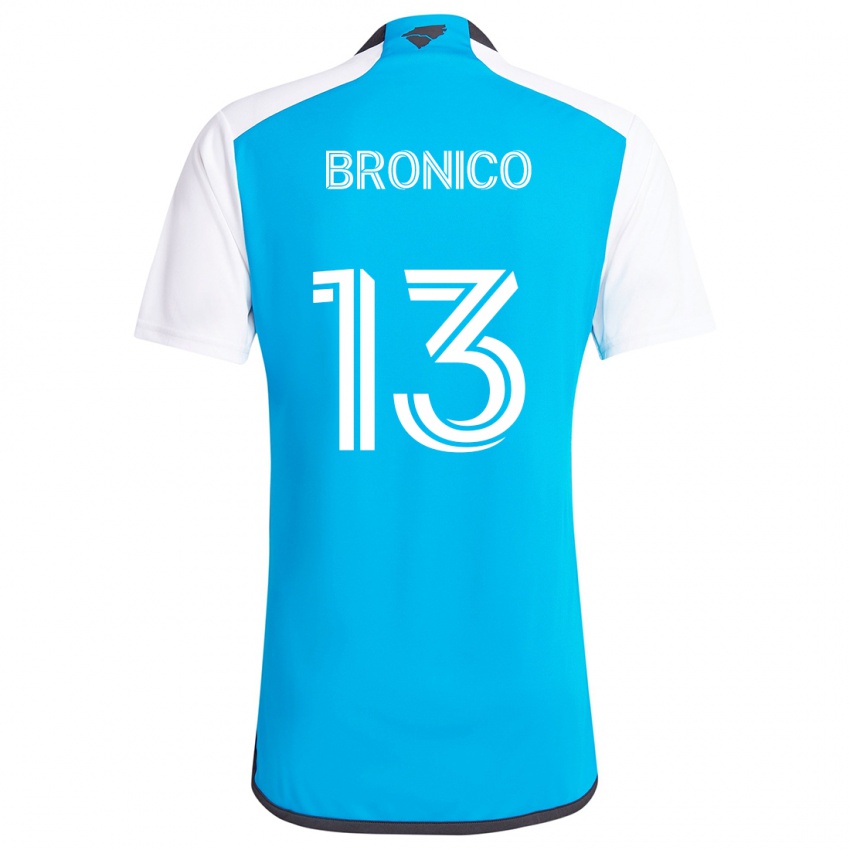 Bambino Maglia Brandt Bronico #13 Blu Bianco Kit Gara Home 2024/25 Maglietta