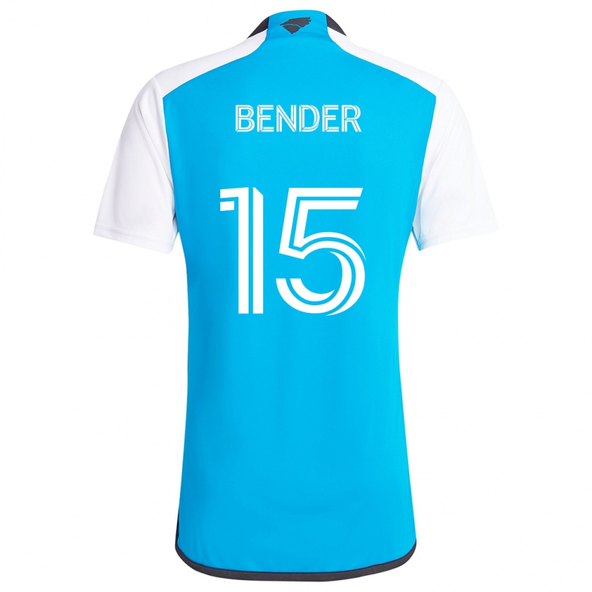 Bambino Maglia Ben Bender #15 Blu Bianco Kit Gara Home 2024/25 Maglietta