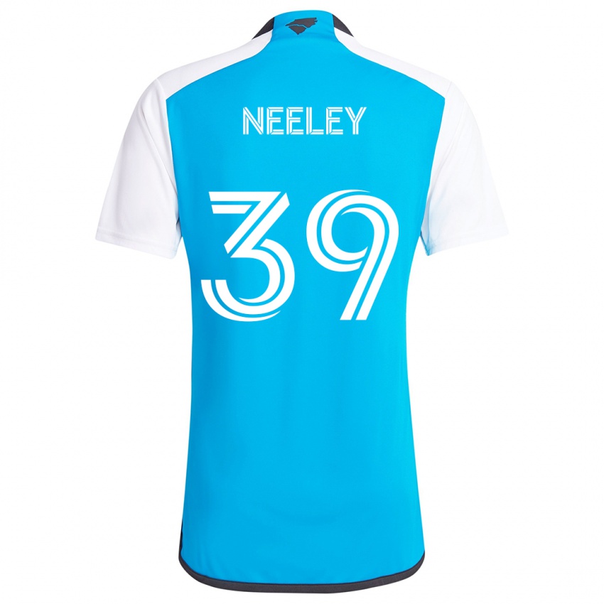 Bambino Maglia Jack Neeley #39 Blu Bianco Kit Gara Home 2024/25 Maglietta