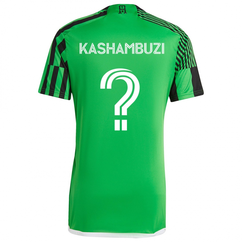 Bambino Maglia Nick Kashambuzi #0 Verde Nero Kit Gara Home 2024/25 Maglietta