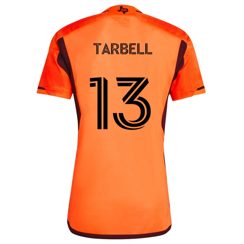 Bambino Maglia Andrew Tarbell #13 Arancione Nero Kit Gara Home 2024/25 Maglietta