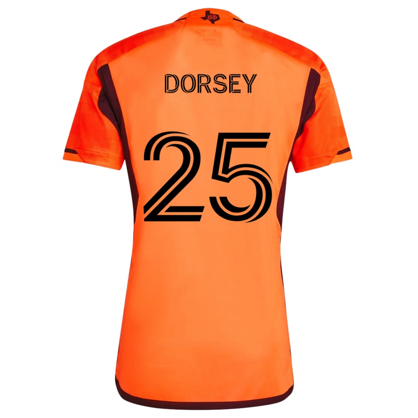 Bambino Maglia Griffin Dorsey #25 Arancione Nero Kit Gara Home 2024/25 Maglietta