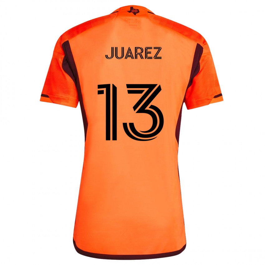 Bambino Maglia Jathan Juarez #13 Arancione Nero Kit Gara Home 2024/25 Maglietta