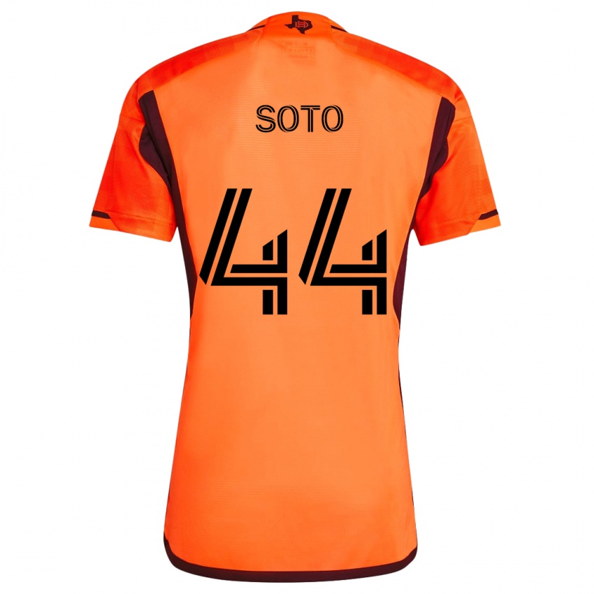 Bambino Maglia Ezekiel Soto #44 Arancione Nero Kit Gara Home 2024/25 Maglietta