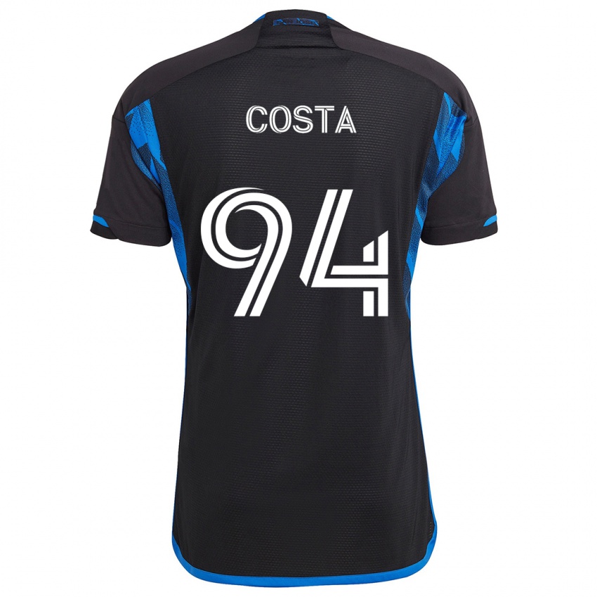 Bambino Maglia Vítor Costa #94 Blu Nero Kit Gara Home 2024/25 Maglietta