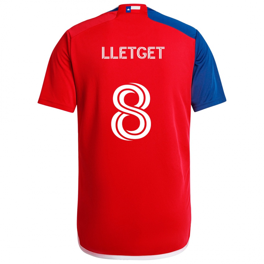 Bambino Maglia Sebastian Lletget #8 Blu Rosso Kit Gara Home 2024/25 Maglietta