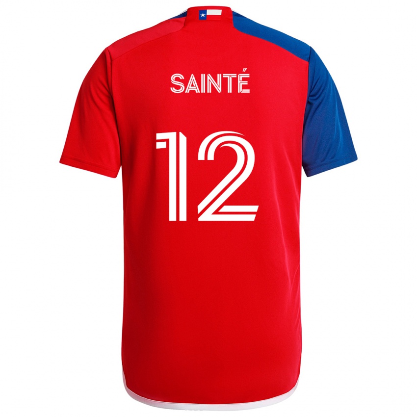 Bambino Maglia Carl Sainté #12 Blu Rosso Kit Gara Home 2024/25 Maglietta