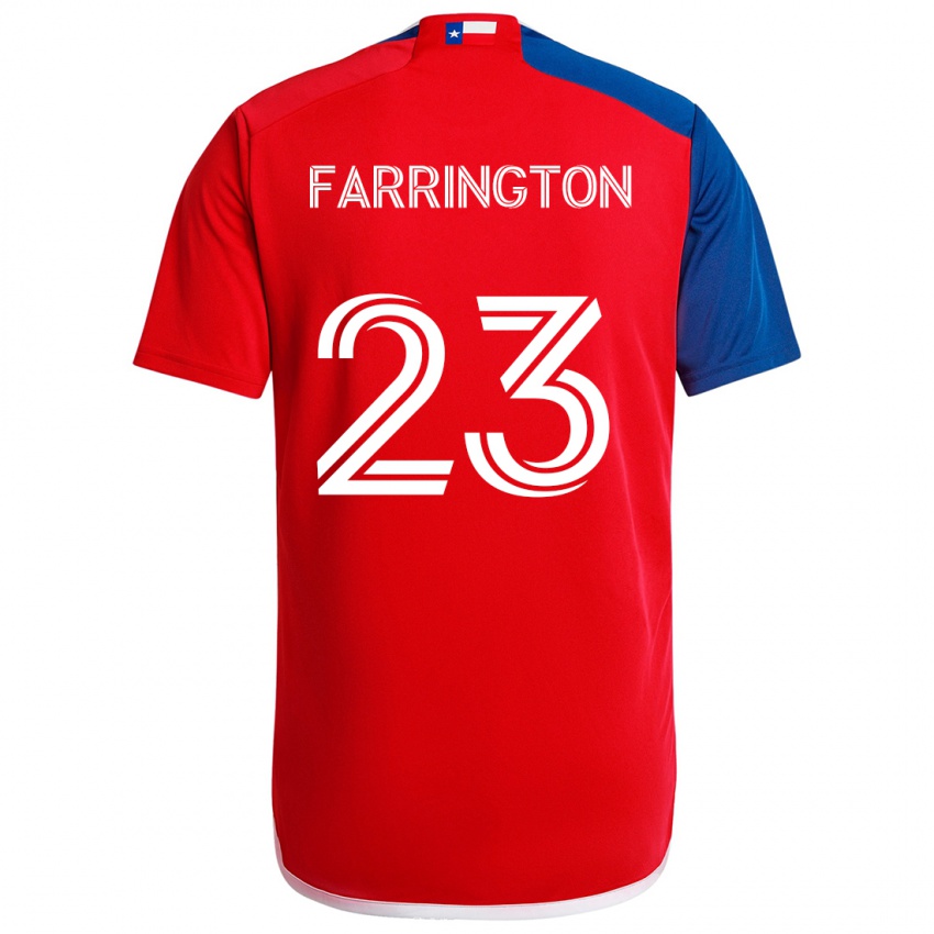 Bambino Maglia Logan Farrington #23 Blu Rosso Kit Gara Home 2024/25 Maglietta