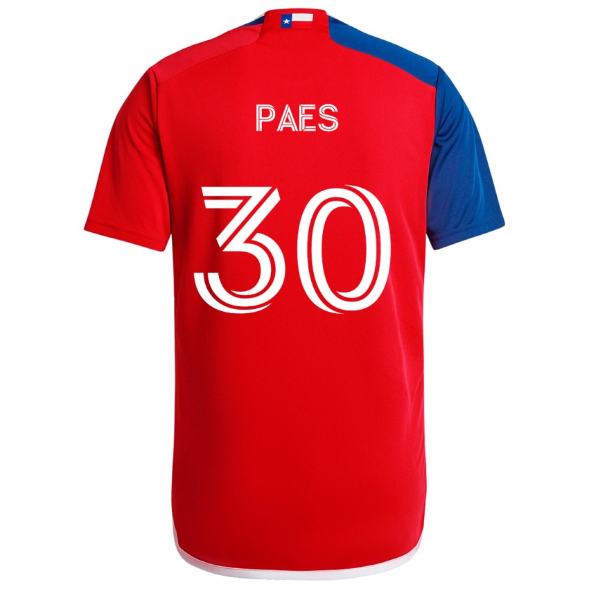 Bambino Maglia Maarten Paes #30 Blu Rosso Kit Gara Home 2024/25 Maglietta