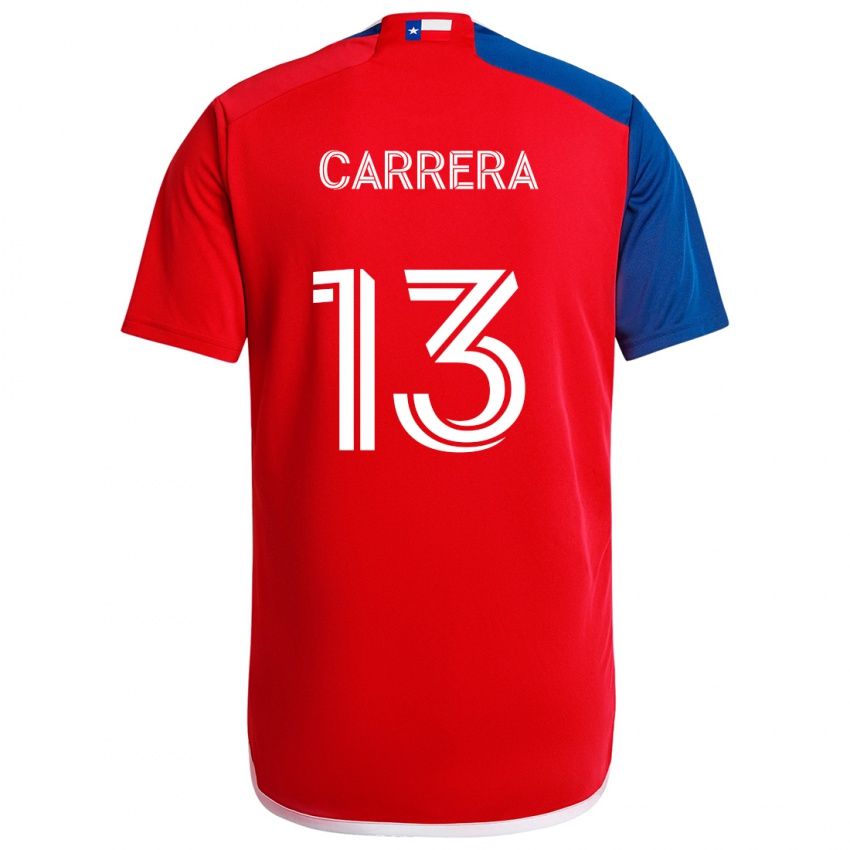 Bambino Maglia Antonio Carrera #13 Blu Rosso Kit Gara Home 2024/25 Maglietta