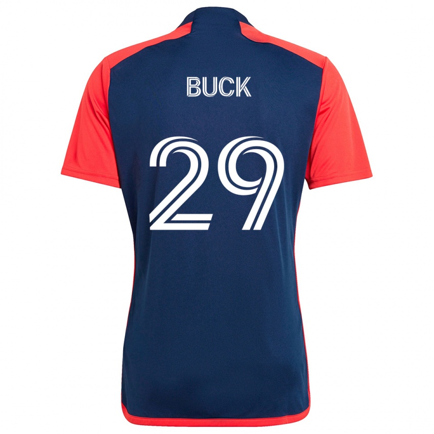 Bambino Maglia Noel Buck #29 Blu Rosso Kit Gara Home 2024/25 Maglietta