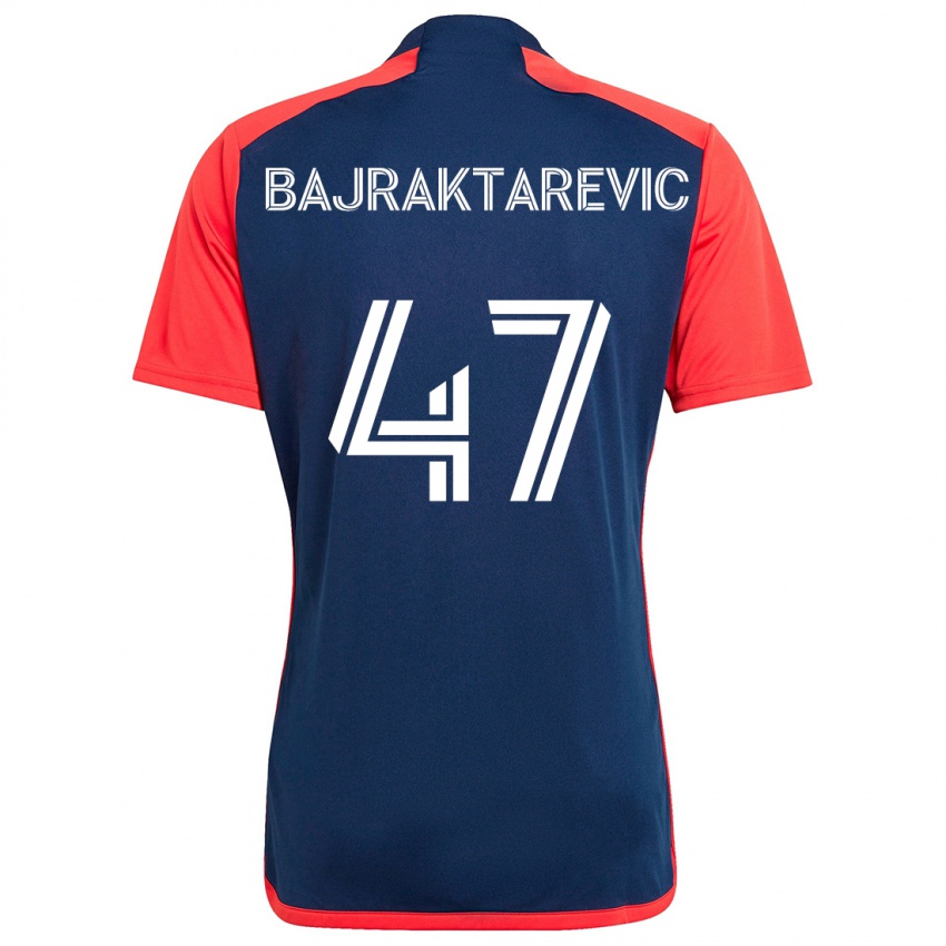 Bambino Maglia Esmir Bajraktarevic #47 Blu Rosso Kit Gara Home 2024/25 Maglietta