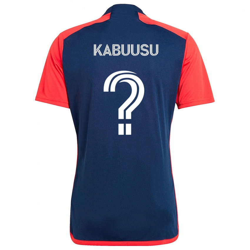 Bambino Maglia Jamie Kabuusu #0 Blu Rosso Kit Gara Home 2024/25 Maglietta