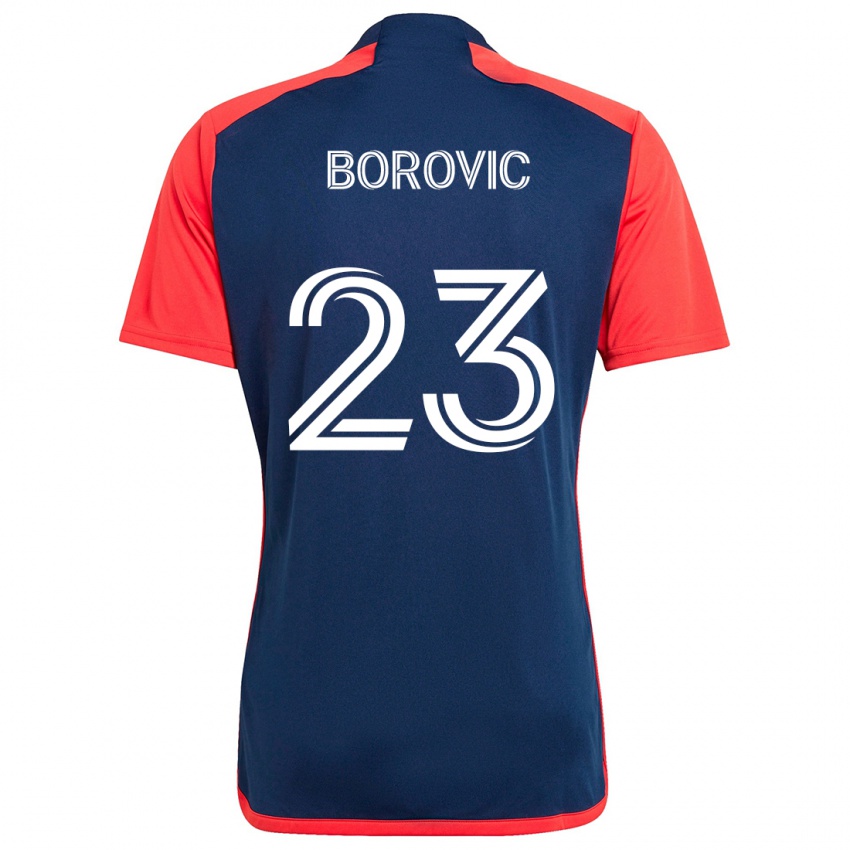 Bambino Maglia Luka Borovic #23 Blu Rosso Kit Gara Home 2024/25 Maglietta