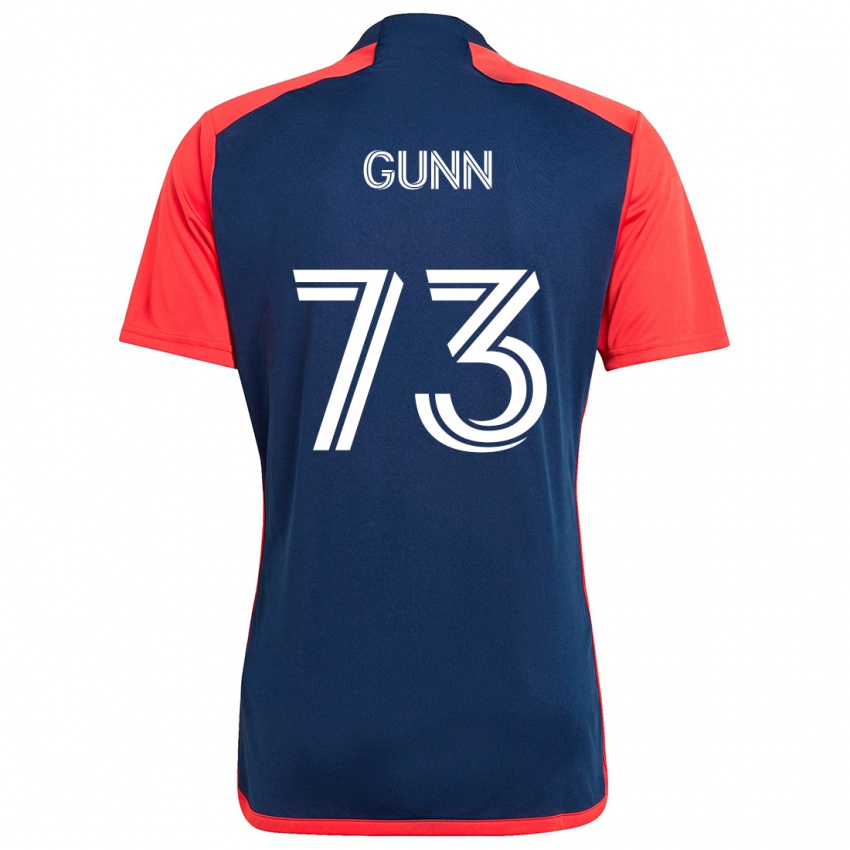 Bambino Maglia Jd Gunn #73 Blu Rosso Kit Gara Home 2024/25 Maglietta