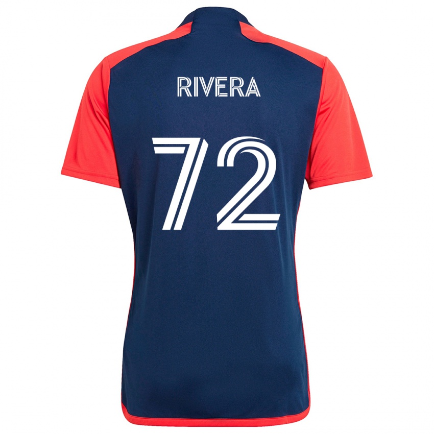 Bambino Maglia Damián Rivera #72 Blu Rosso Kit Gara Home 2024/25 Maglietta