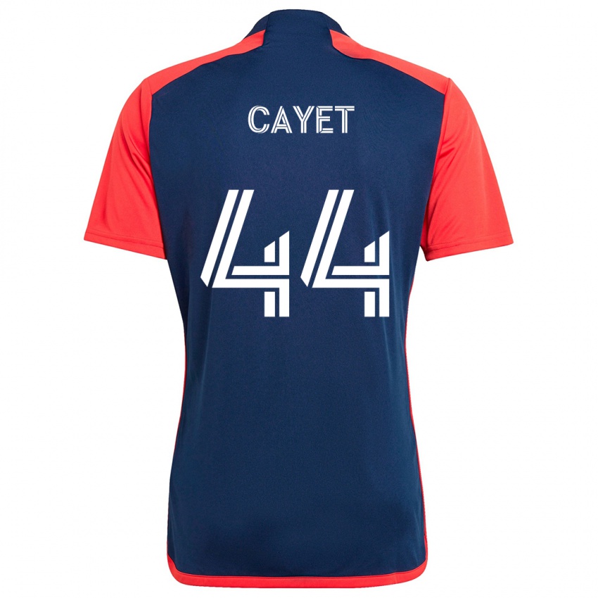 Bambino Maglia Pierre Cayet #44 Blu Rosso Kit Gara Home 2024/25 Maglietta