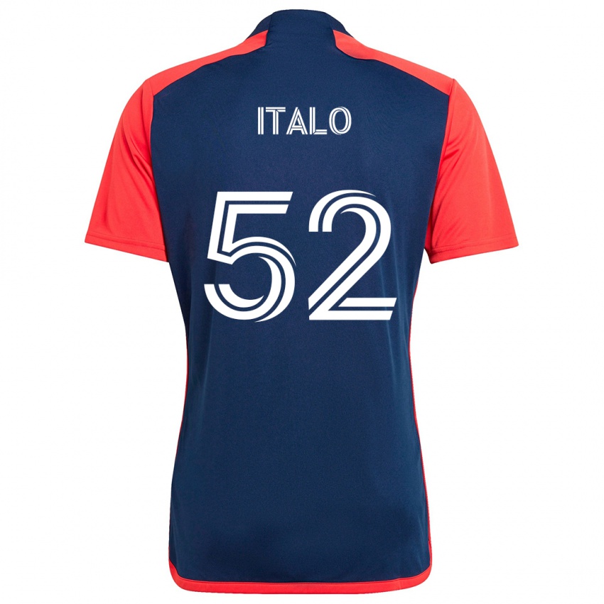 Bambino Maglia Ítalo #52 Blu Rosso Kit Gara Home 2024/25 Maglietta