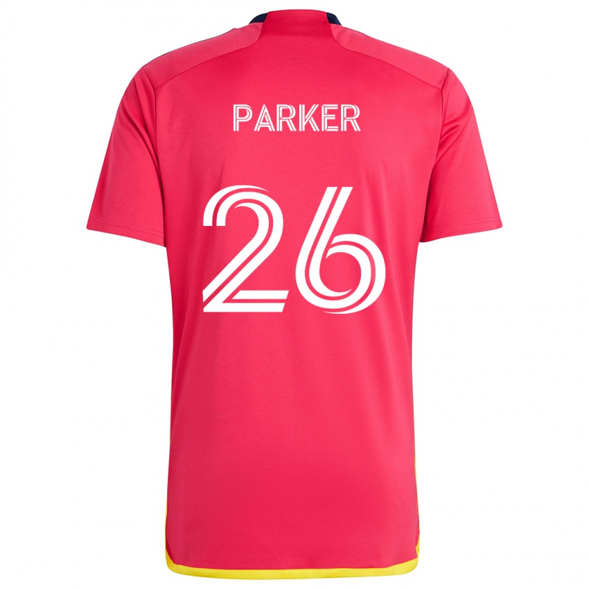 Bambino Maglia Tim Parker #26 Rosso Blu Kit Gara Home 2024/25 Maglietta