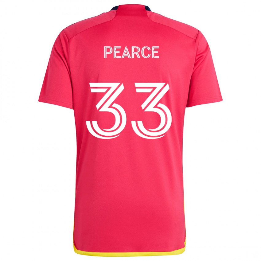 Bambino Maglia Tyson Pearce #33 Rosso Blu Kit Gara Home 2024/25 Maglietta