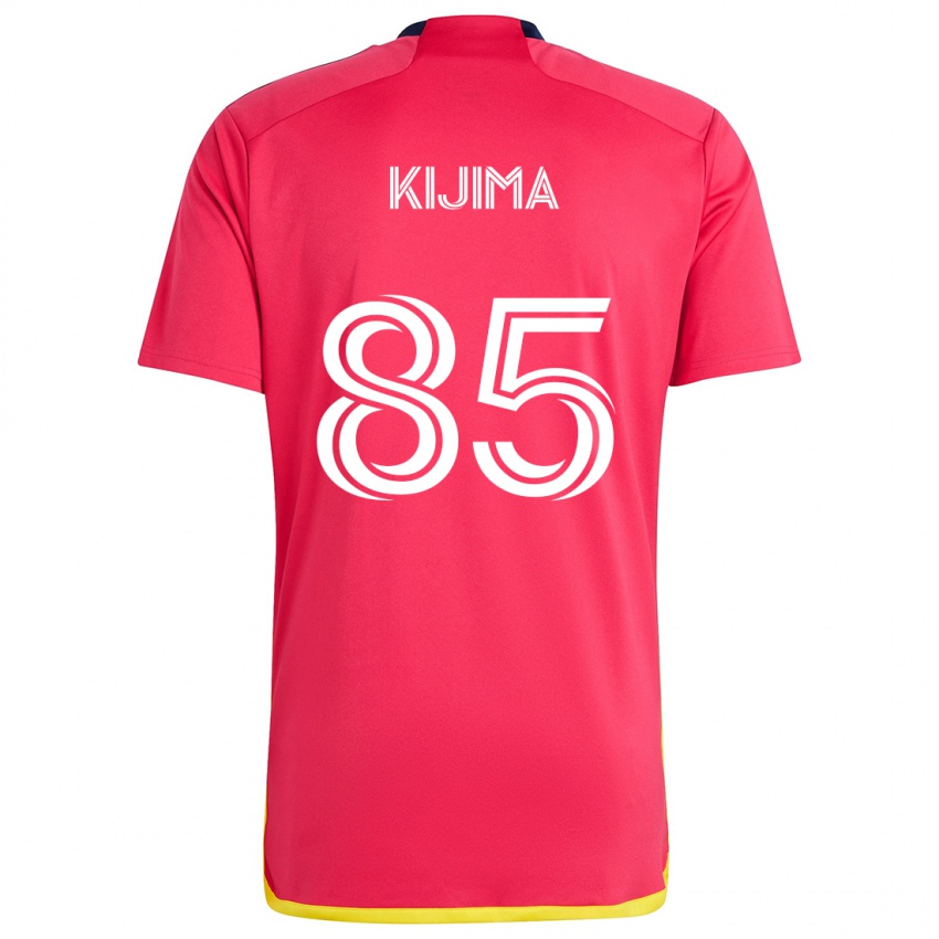 Bambino Maglia Hosei Kijima #85 Rosso Blu Kit Gara Home 2024/25 Maglietta