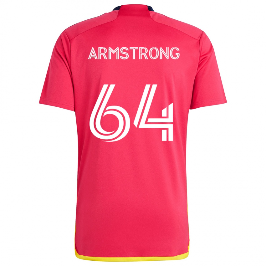 Bambino Maglia Dida Armstrong #64 Rosso Blu Kit Gara Home 2024/25 Maglietta