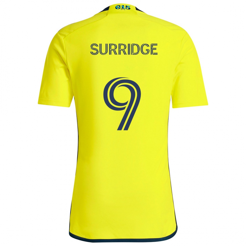 Bambino Maglia Sam Surridge #9 Giallo Blu Kit Gara Home 2024/25 Maglietta