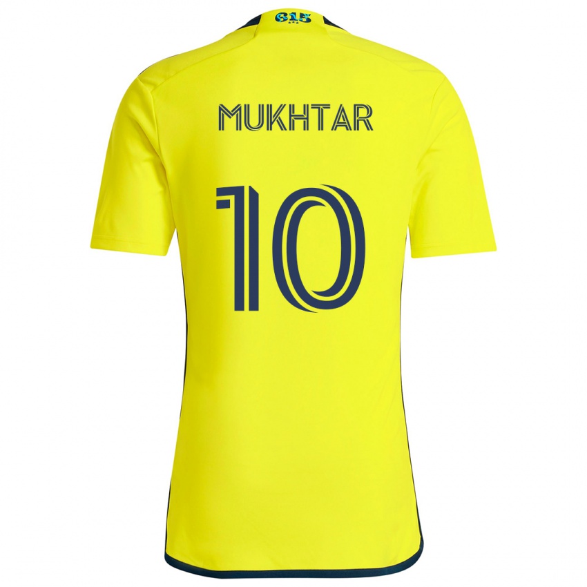 Bambino Maglia Hany Mukhtar #10 Giallo Blu Kit Gara Home 2024/25 Maglietta