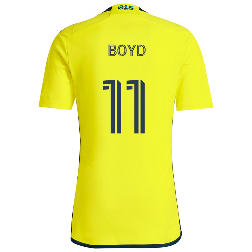 Bambino Maglia Tyler Boyd #11 Giallo Blu Kit Gara Home 2024/25 Maglietta