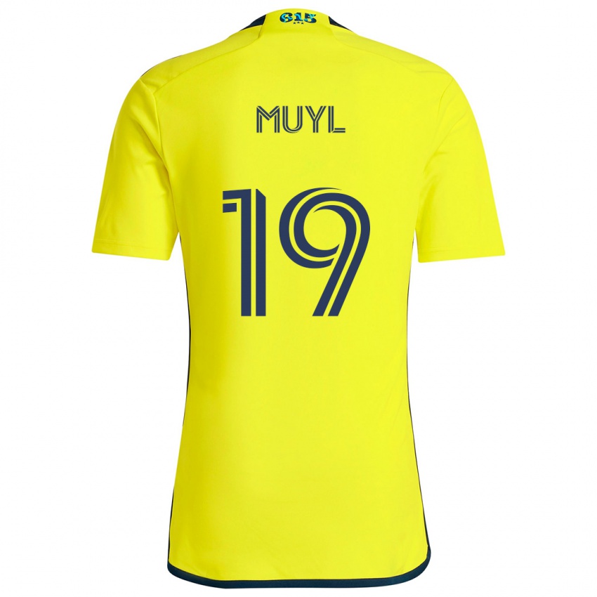 Bambino Maglia Alex Muyl #19 Giallo Blu Kit Gara Home 2024/25 Maglietta