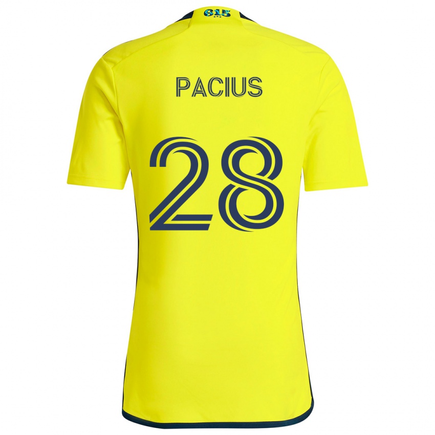 Bambino Maglia Woobens Pacius #28 Giallo Blu Kit Gara Home 2024/25 Maglietta