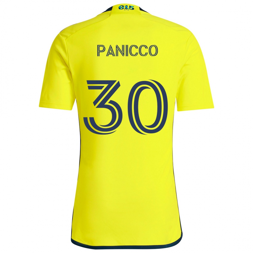 Bambino Maglia Elliot Panicco #30 Giallo Blu Kit Gara Home 2024/25 Maglietta