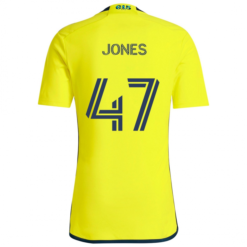 Bambino Maglia Isaiah Jones #47 Giallo Blu Kit Gara Home 2024/25 Maglietta