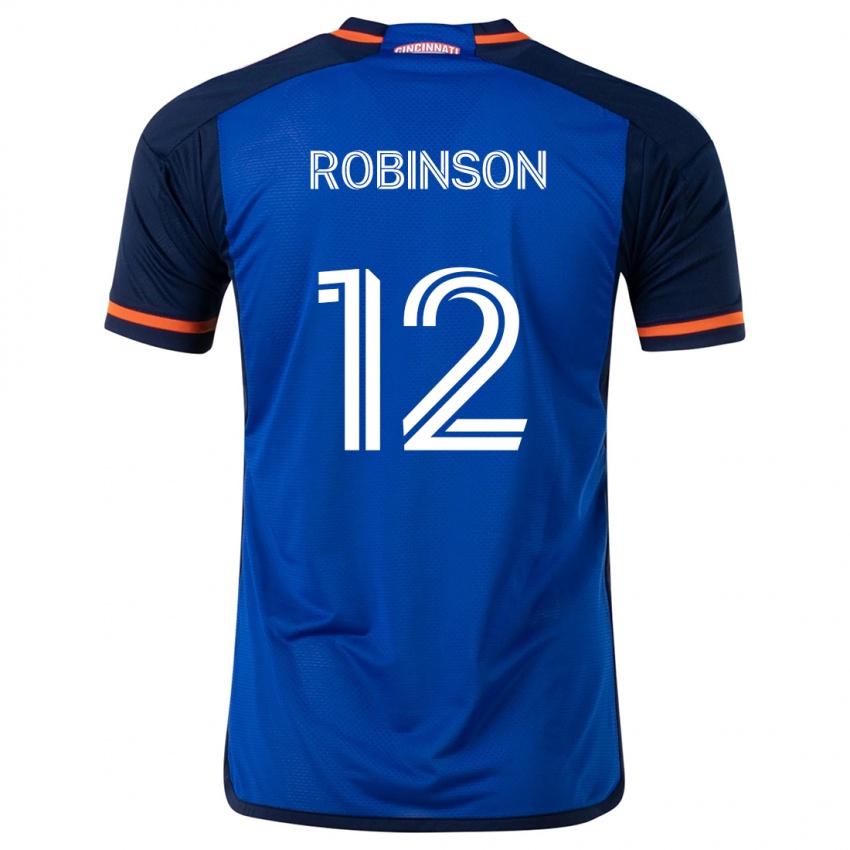 Bambino Maglia Miles Robinson #12 Blu Bianco Kit Gara Home 2024/25 Maglietta