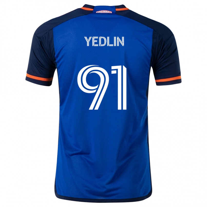 Bambino Maglia Deandre Yedlin #91 Blu Bianco Kit Gara Home 2024/25 Maglietta