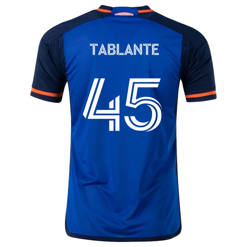 Bambino Maglia Moises Tablante #45 Blu Bianco Kit Gara Home 2024/25 Maglietta