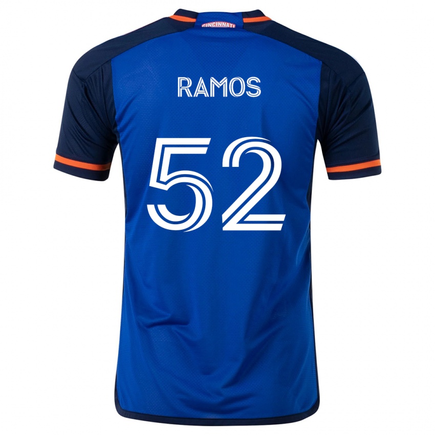 Bambino Maglia Yair Ramos #52 Blu Bianco Kit Gara Home 2024/25 Maglietta