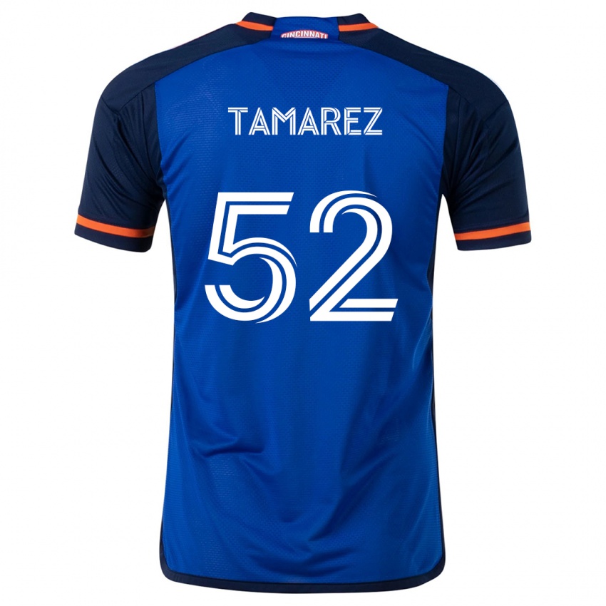 Bambino Maglia Lucas Tamarez #52 Blu Bianco Kit Gara Home 2024/25 Maglietta