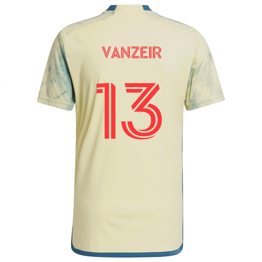 Bambino Maglia Dante Vanzeir #13 Giallo Rosso Blu Kit Gara Home 2024/25 Maglietta