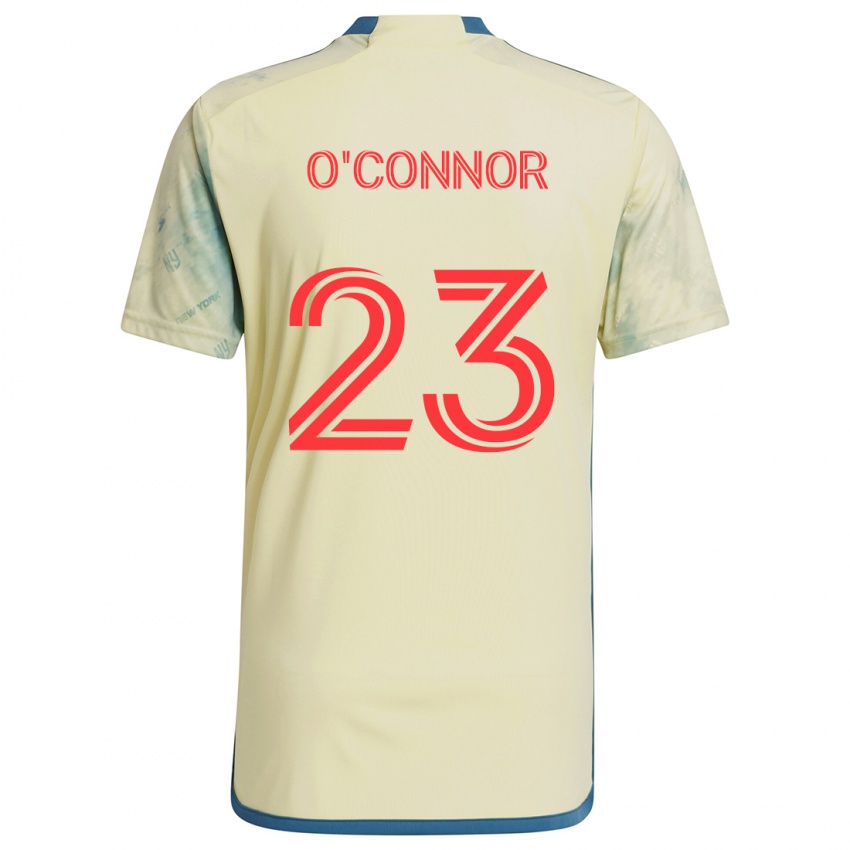 Bambino Maglia Aidan O'connor #23 Giallo Rosso Blu Kit Gara Home 2024/25 Maglietta