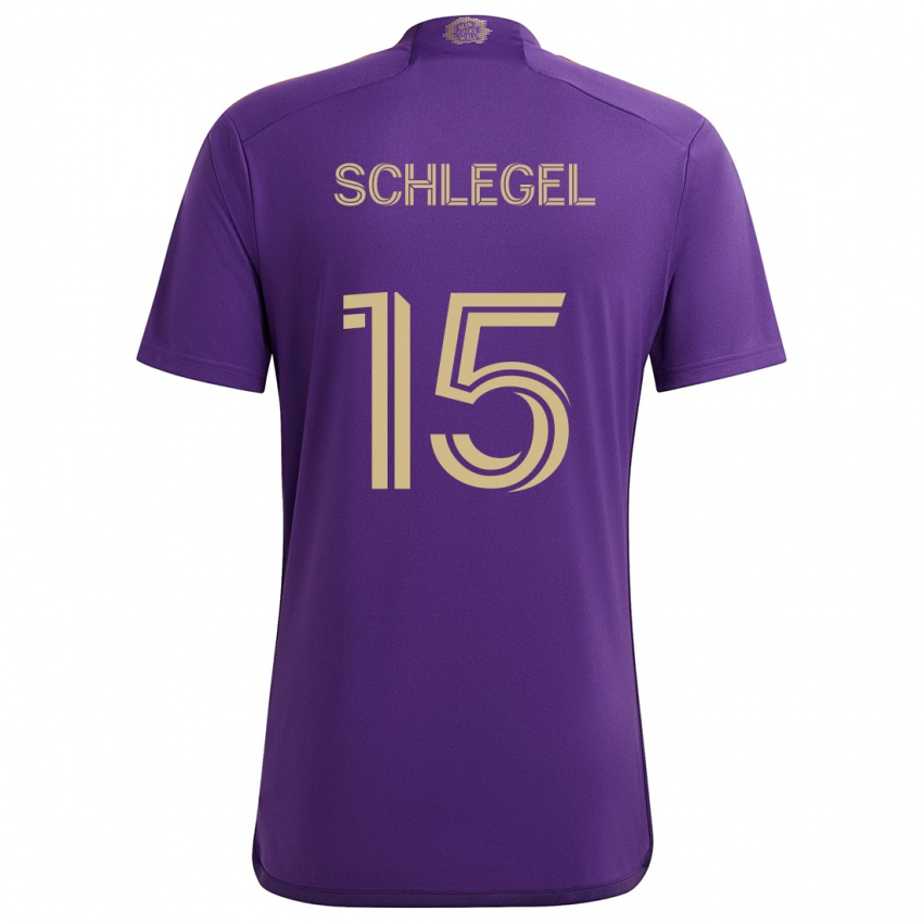 Bambino Maglia Rodrigo Schlegel #15 Viola Giallo Kit Gara Home 2024/25 Maglietta