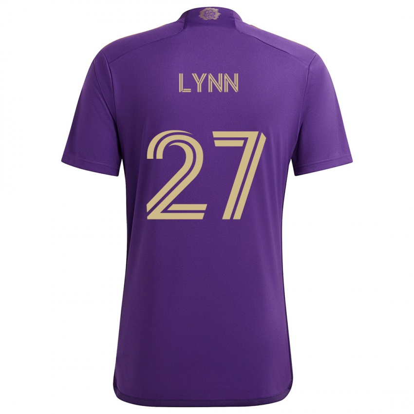 Bambino Maglia Jack Lynn #27 Viola Giallo Kit Gara Home 2024/25 Maglietta