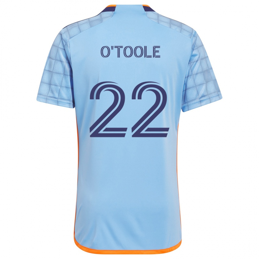 Bambino Maglia Kevin O'toole #22 Blu Arancione Kit Gara Home 2024/25 Maglietta