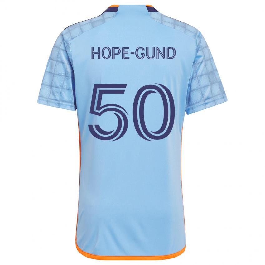 Bambino Maglia Kofi Hope-Gund #50 Blu Arancione Kit Gara Home 2024/25 Maglietta